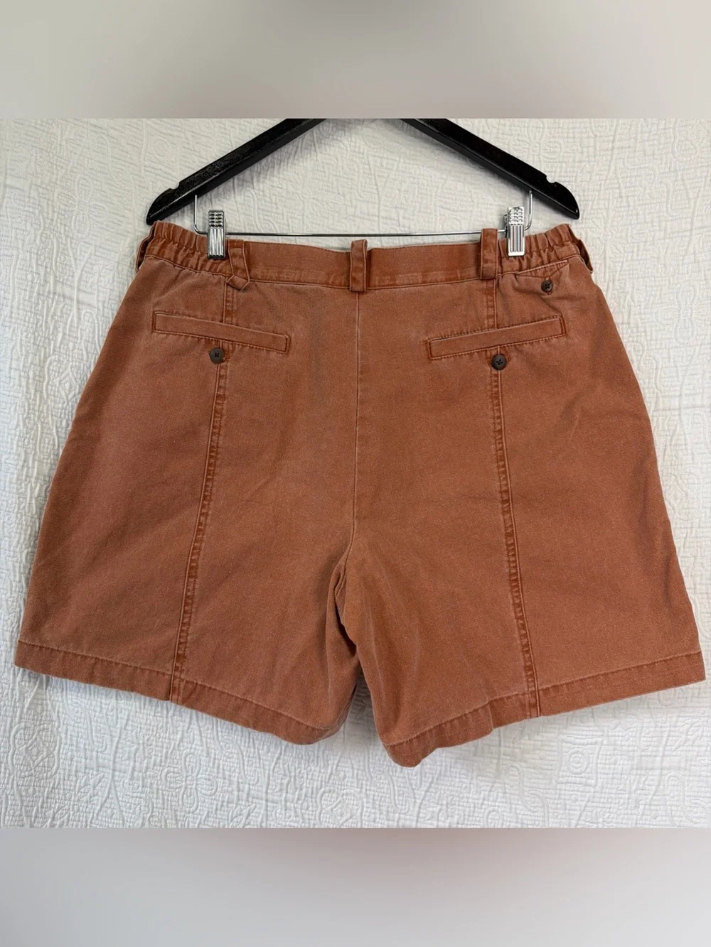 Territory Ahead Vtg Mens Large Shorts Life Of Riley Sunwashed Clay Cotton Canvas